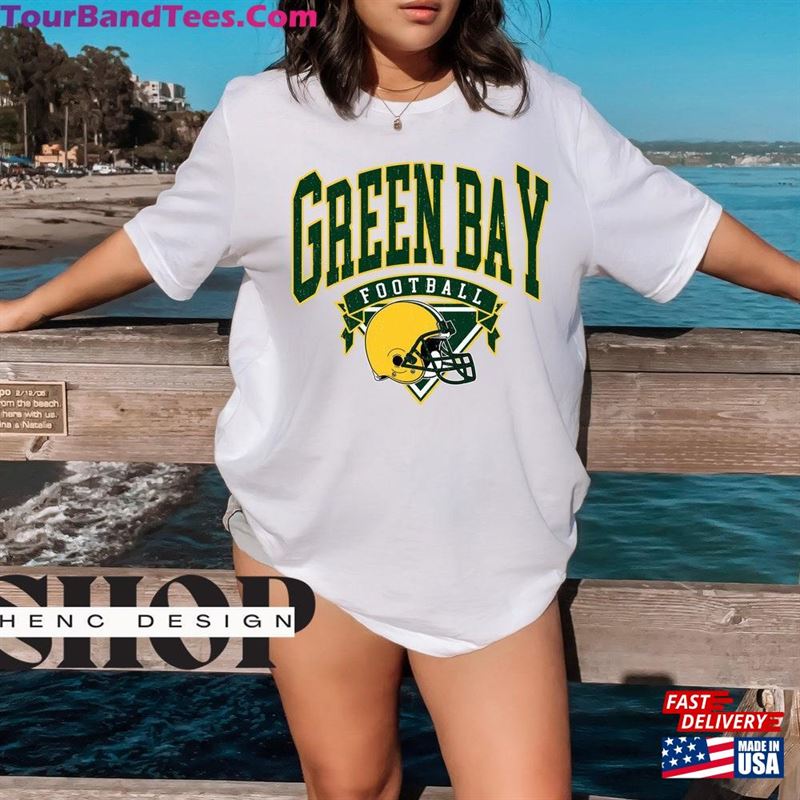 Green Bay Football Vintage Crewneck T-Shirt Retro Sweater Hoodie Unisex 29Uf157276 – Utopia Fashion