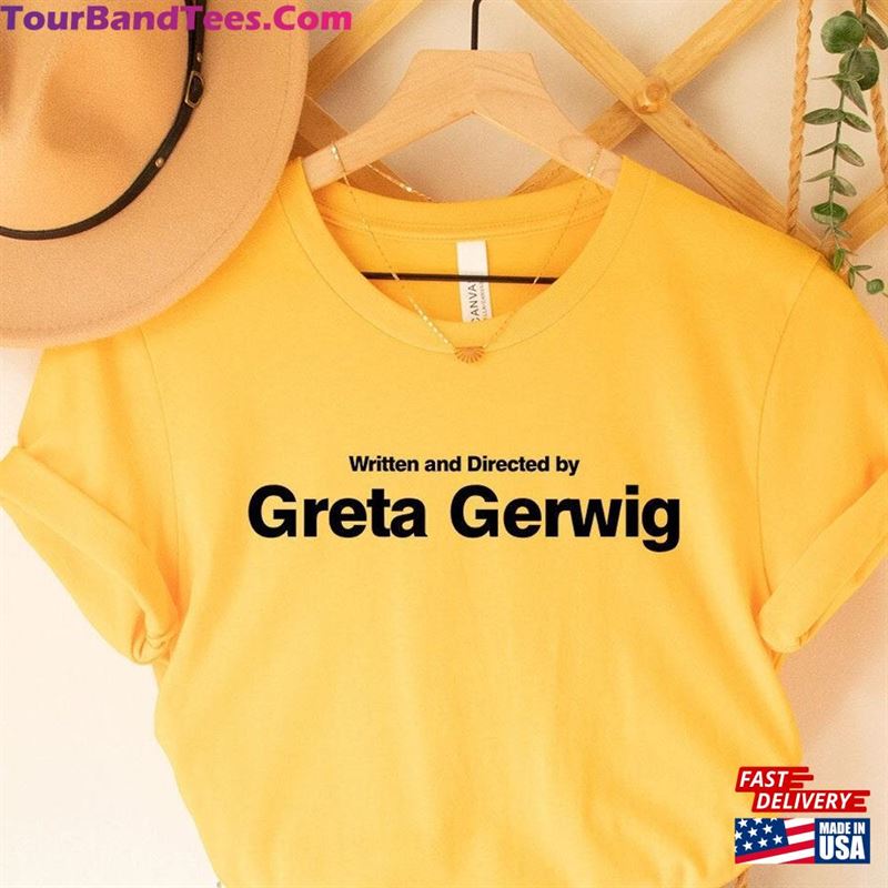 Greta Gerwig Tee From Director Shirt With Saying T-Shirt Hoodie 29Uf157348 – Utopia Fashion