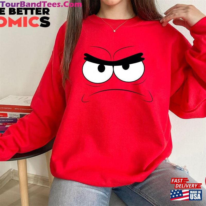 Grumpy T-Shirt Annoyed Tee Graphic Gift Hoodie Angry Face Kids School College Sweatshirt Women Men Gifts 29Uf157473 – Utopia Fashion