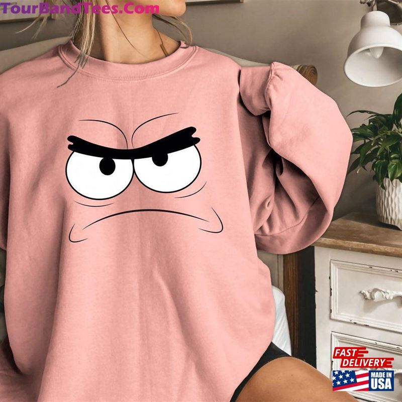 Grumpy T-Shirt Annoyed Tee Graphic Gift Hoodie Angry Face Kids School College Sweatshirt Women Men Gifts 29Uf157473 – Utopia Fashion