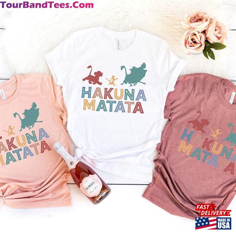 Hakuna Matata Shirt Disney Family Trip Unisex Hoodie 29Uf157449 – Utopia Fashion