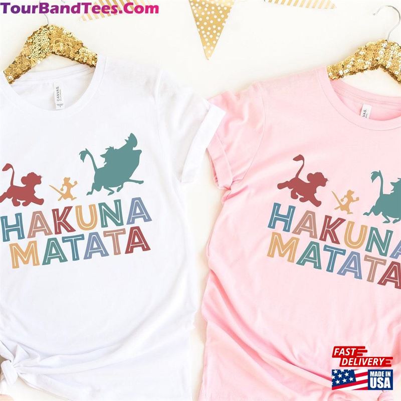 Hakuna Matata Shirt Disney Family Trip Unisex Hoodie 29Uf157449 – Utopia Fashion