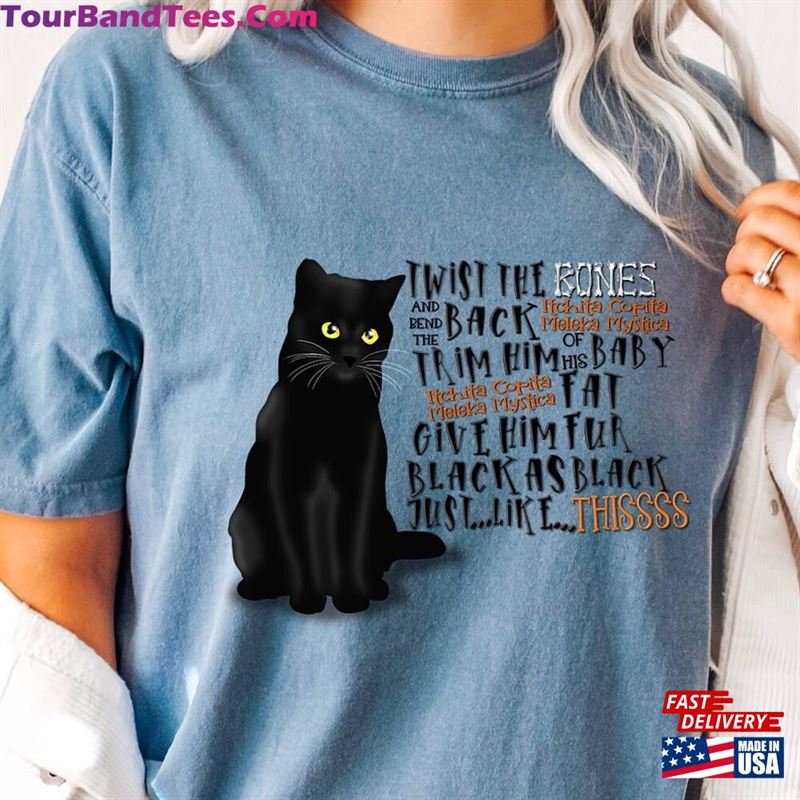 Halloween Black Cat Shirt Witch Comfort Colors Sweatshirt Hoodie 29Uf163066 – Utopia Fashion