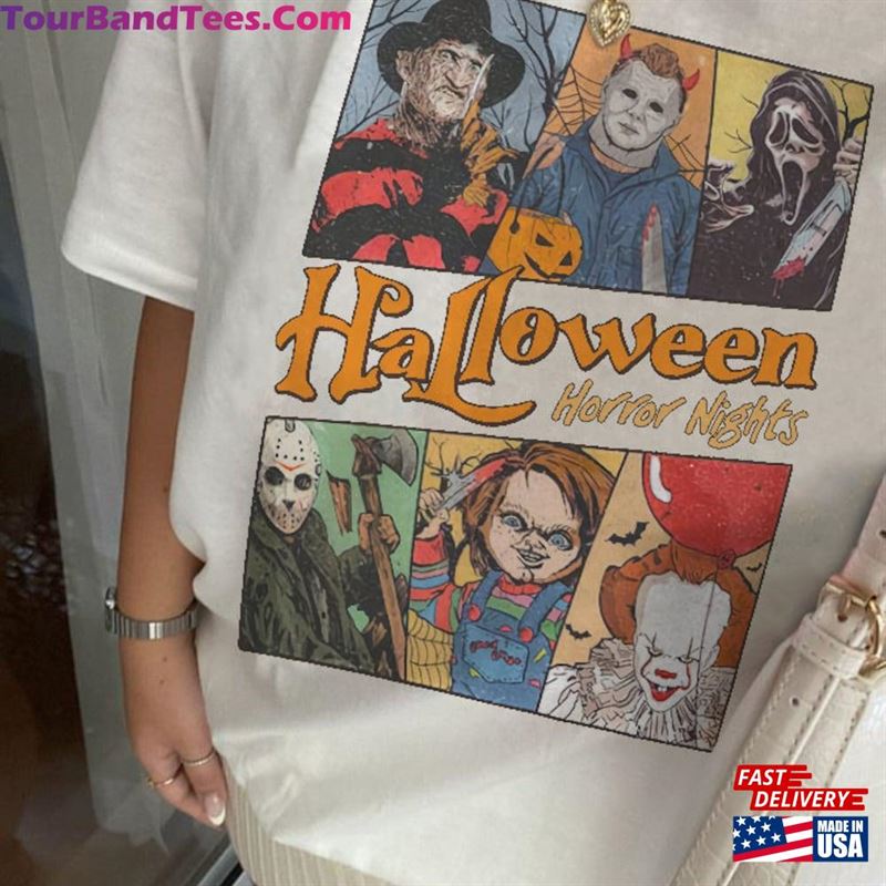 Halloween Character Horror Film Shirt Retro Vintage Haunted Mansion Sweatshirt T-Shirt 29Uf157104 – Utopia Fashion