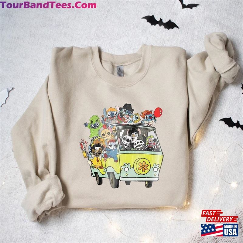 Halloween Disney Stitch Horror Characters Sweatshirt Trip Shirt Disneyland Unisex T-Shirt 29Uf147461 – Utopia Fashion