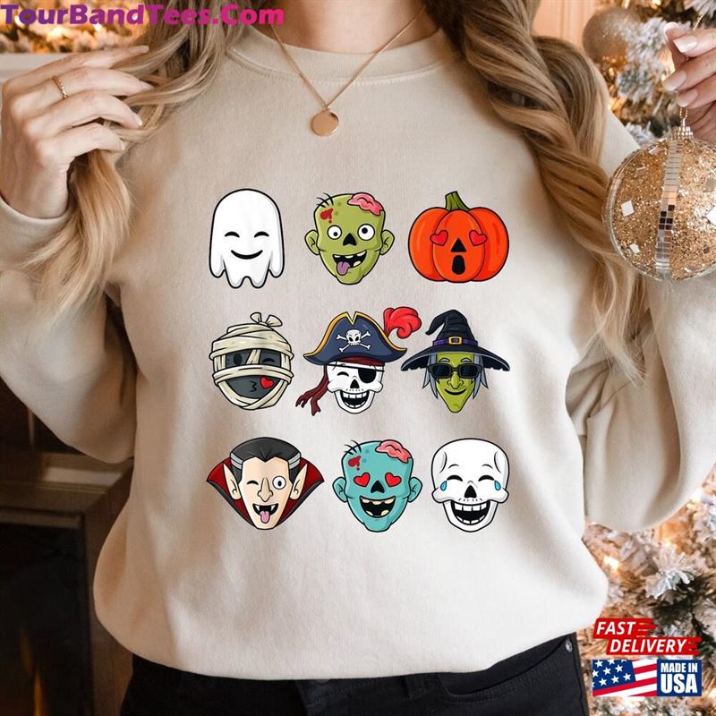 Halloween Pirate Skeleton Zombie Mummy Comfort Color Disney World Unisex T-Shirt Funny Faces Shirt Hoodie 29Uf163486 – Utopia Fashion