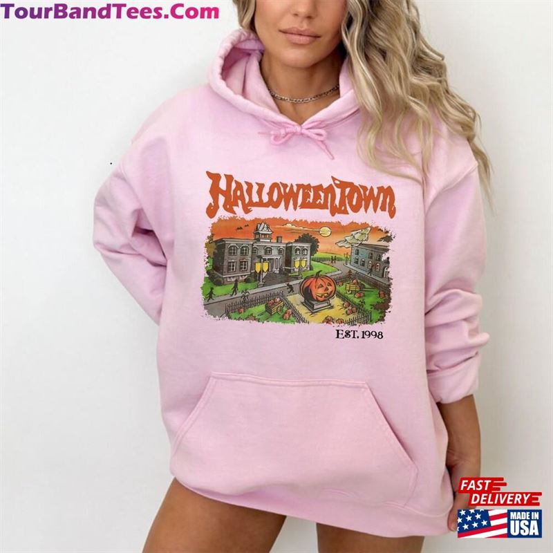 Halloweentown Hoodie Pumpkin Shirt T-Shirt Classic 29Uf142158 – Utopia Fashion