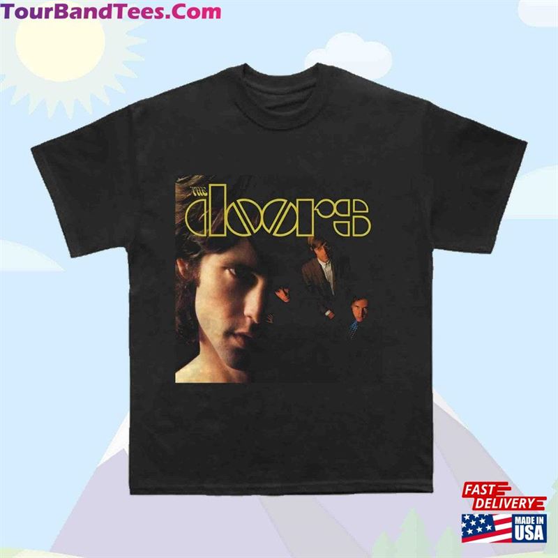 Handsome Man The Doors Logo T-Shirt Hoodie 29Uf157324 – Utopia Fashion