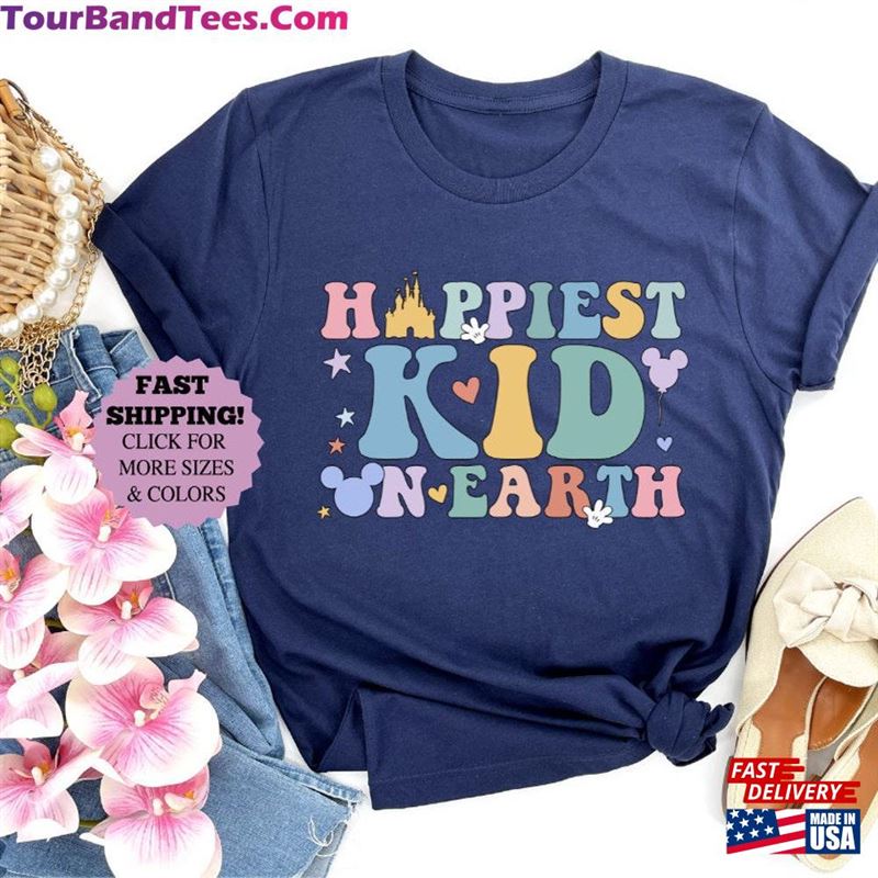 Happiest Kid On Earth Shirt Disney World Tee Vacation Classic Sweatshirt 29Uf157129 – Utopia Fashion