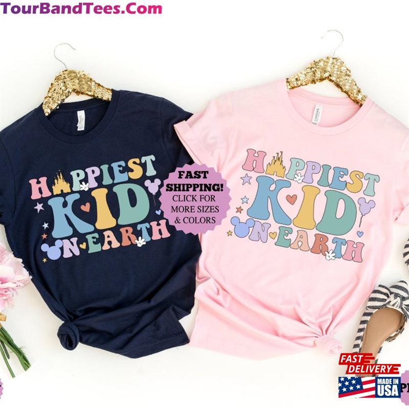 Happiest Kid On Earth Shirt Disney World Tee Vacation Classic Sweatshirt 29Uf157129 – Utopia Fashion