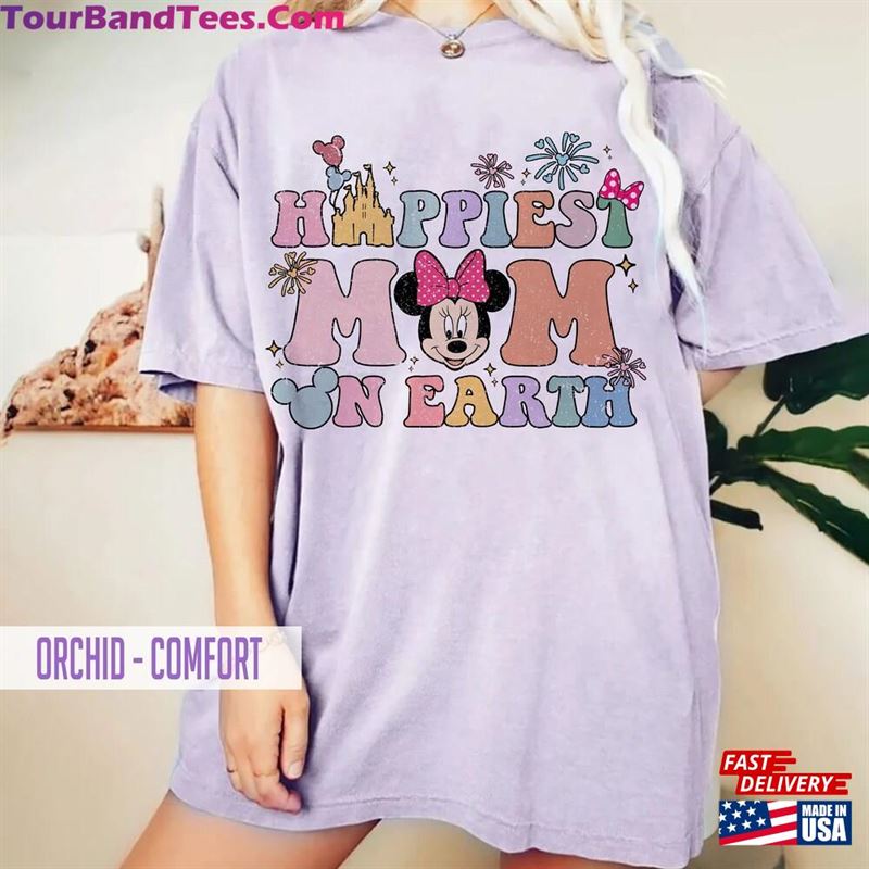 Happiest Mom On Earth Shirt Besties Disney Comfort Colors Minnie Mouse Unisex T-Shirt 29Uf147624 – Utopia Fashion