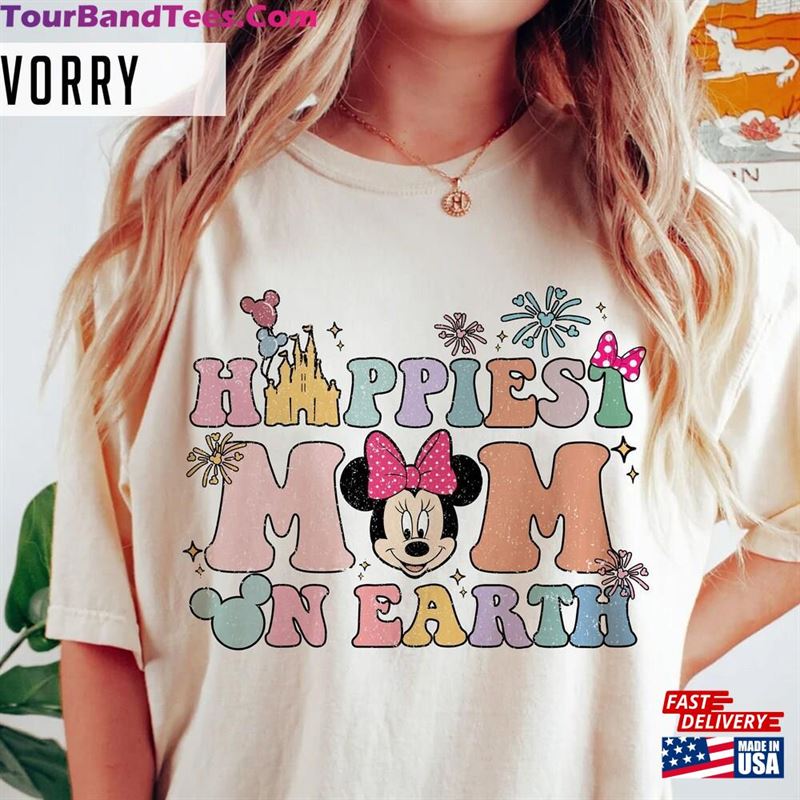 Happiest Mom On Earth Shirt Besties Disney Comfort Colors Minnie Mouse Unisex T-Shirt 29Uf147624 – Utopia Fashion