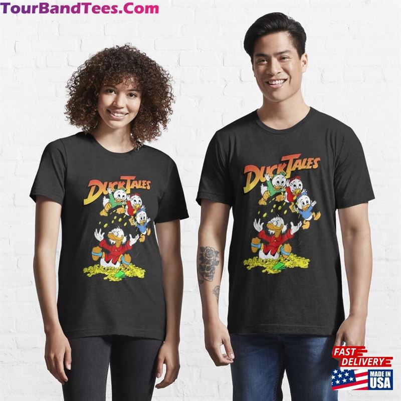 Happy Face Duck Tales Art Gift For Fans Essential T-Shirt Sweatshirt 29Uf147460 – Utopia Fashion