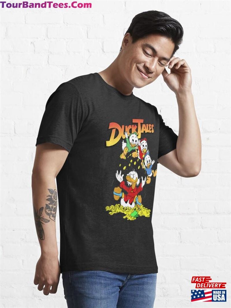 Happy Face Duck Tales Art Gift For Fans Essential T-Shirt Sweatshirt 29Uf147460 – Utopia Fashion