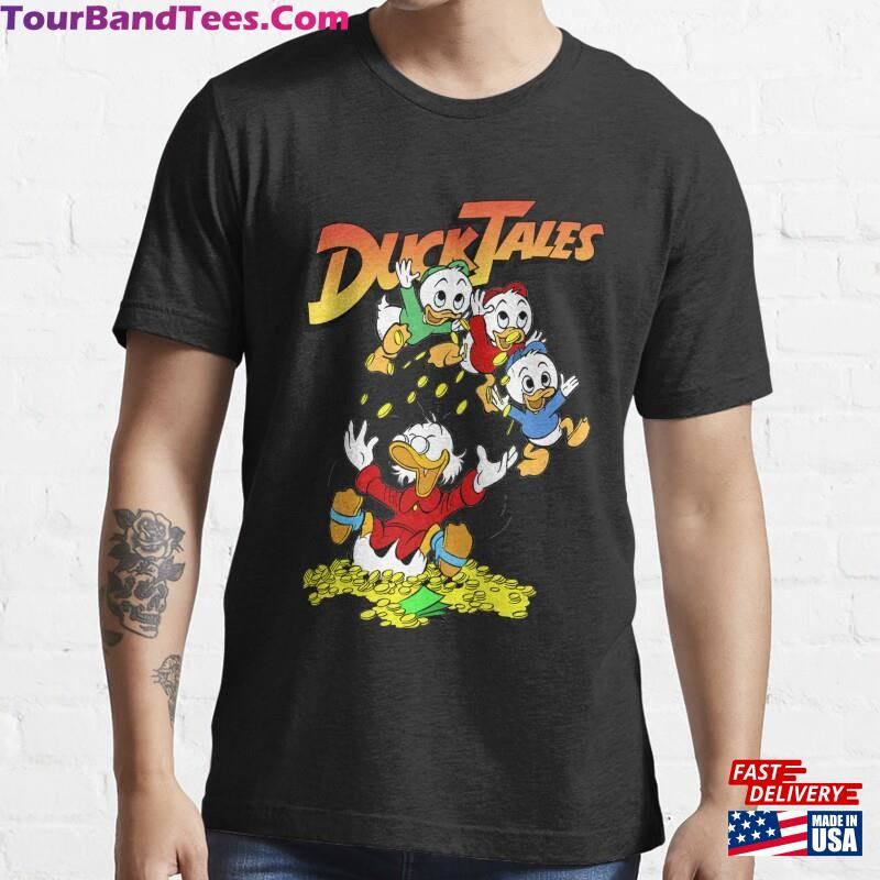 Happy Face Duck Tales Art Gift For Fans Essential T-Shirt Sweatshirt 29Uf147460 – Utopia Fashion