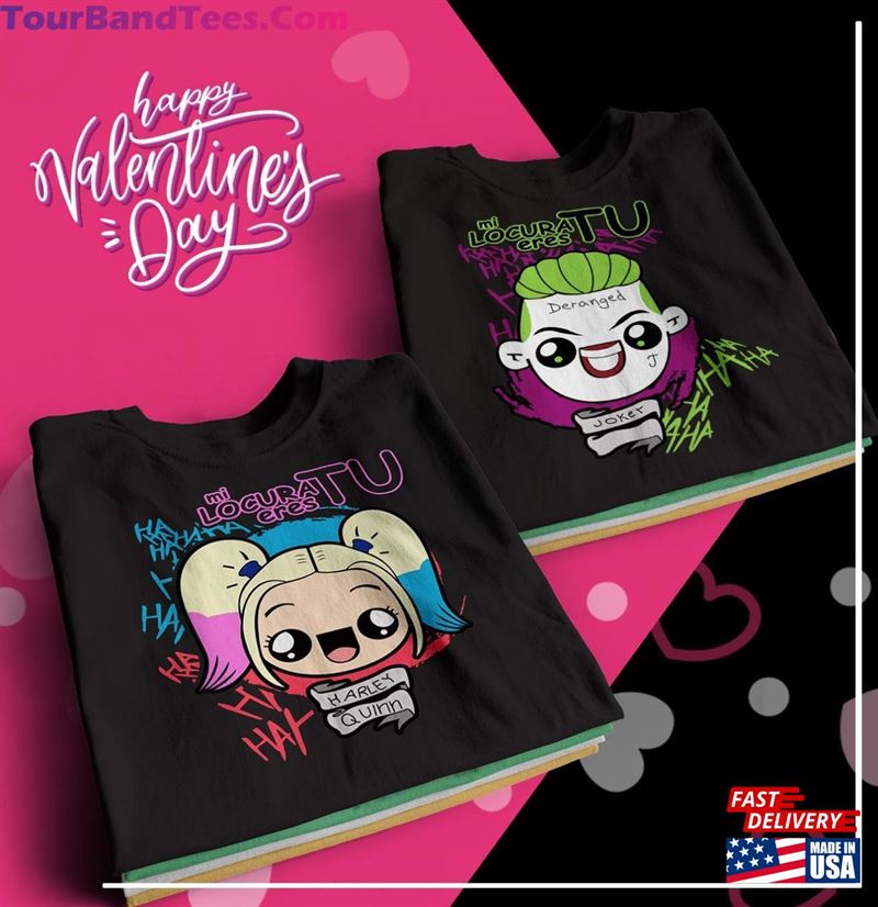 His And Hers Shirt Joker Harley Quinn Matching Couples Shirts Anime Classic Hoodie 29Uf163304 – Utopia Fashion