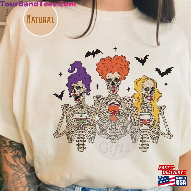 Hocus Pocus Sisters Shirt Skeleton Sanderson T-Shirt Hoodie 29Uf152482 – Utopia Fashion