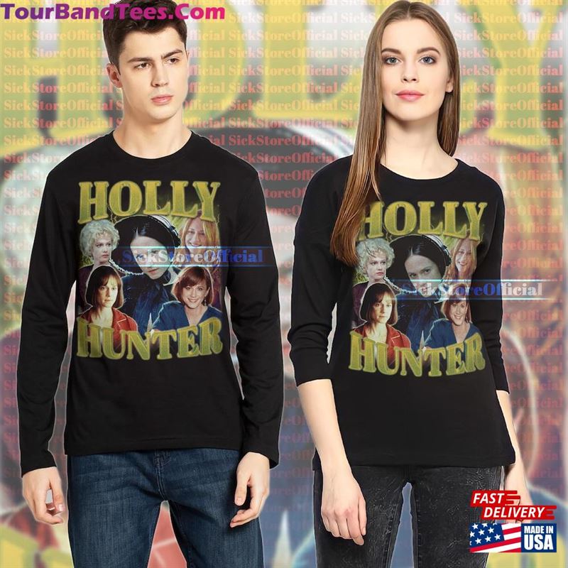 Holly Hunter Vintage Shirt Homage T-Shirt American Actress Fan Tees Sweatshirt Hoodie 29Uf147418 – Utopia Fashion