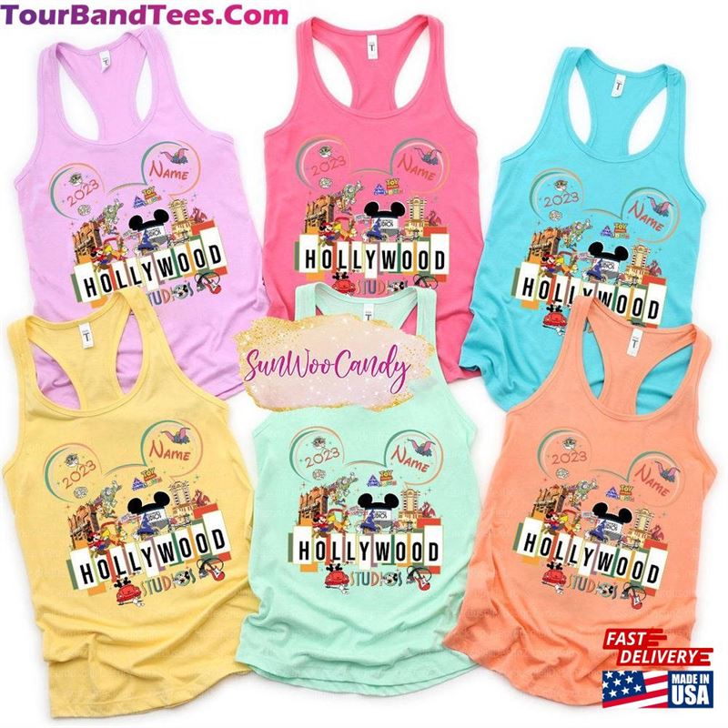 Hollywood Studios Tank Mickey Ears Shirt Disney Group T-Shirt Classic 29Uf152222 – Utopia Fashion