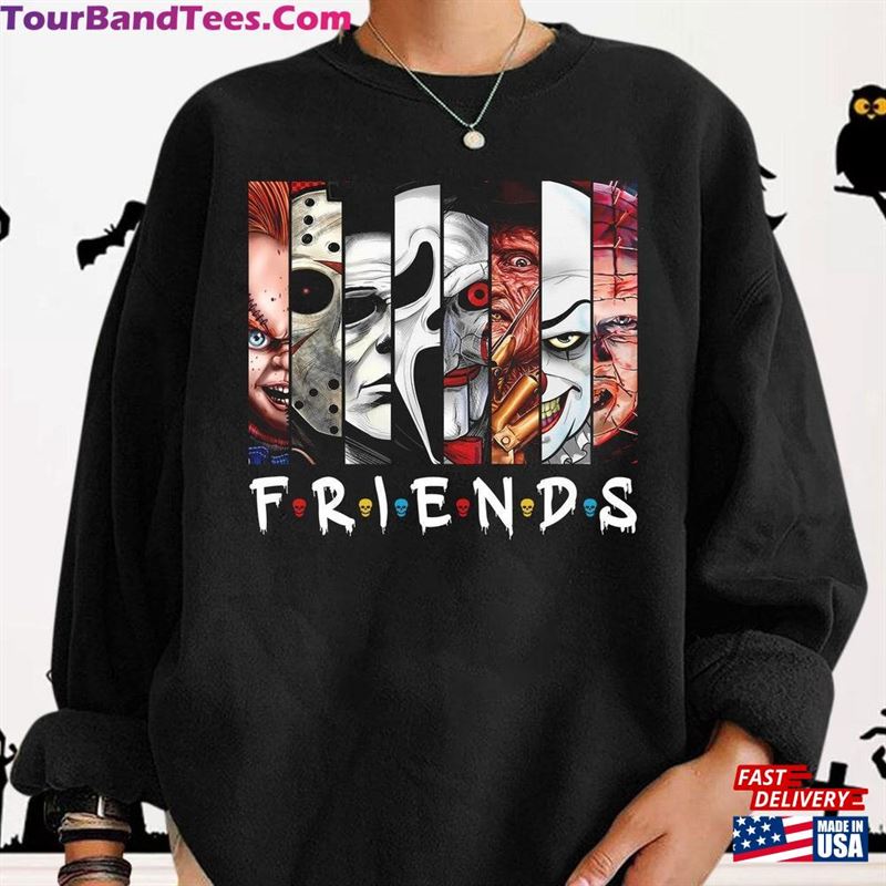 Horror Characters Friends Sweatshirt Halloween Shirt Classic 29Uf163069 – Utopia Fashion