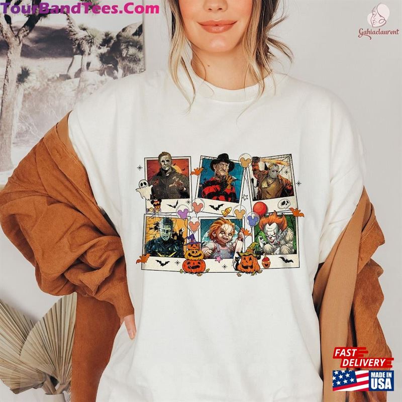 Horror Characters Tarot Card Shirt Deck Halloween Friends T-Shirt Classic 29Uf164337 – Utopia Fashion