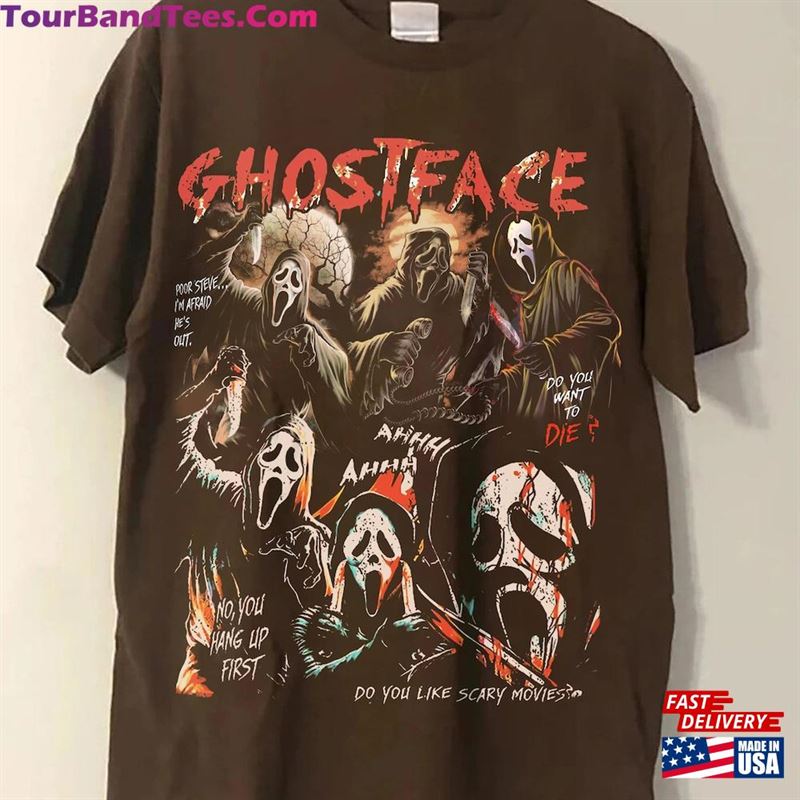 Horror Movie Tee Scream Halloween T-Shirt Vintage Shirt Sweatshirt 29Uf152185 – Utopia Fashion