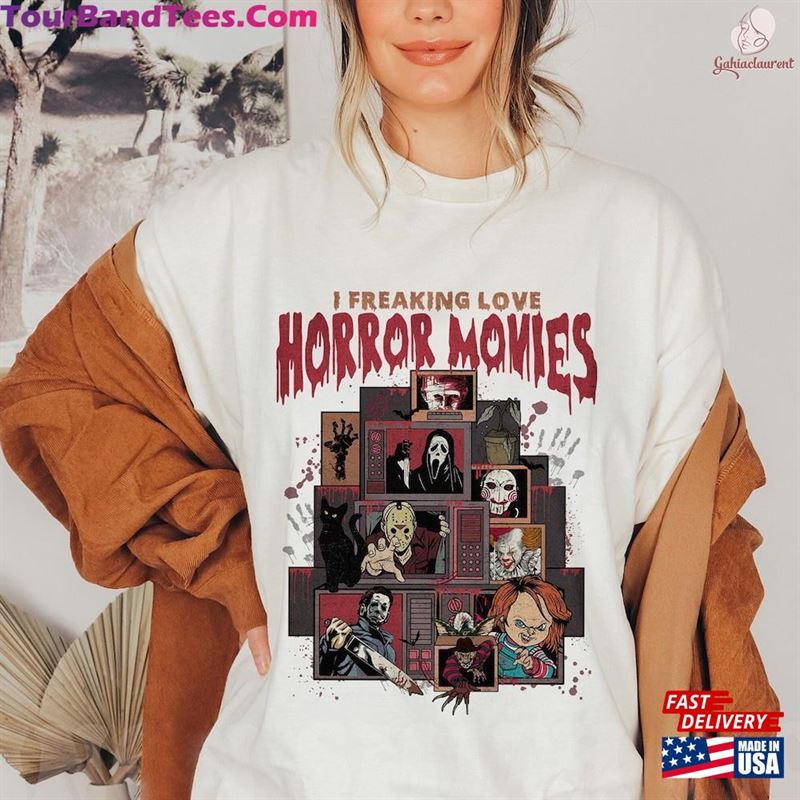 Horror Movies Tee Movie Fan Gift Scary Unisex T-Shirt 29Uf164288 – Utopia Fashion