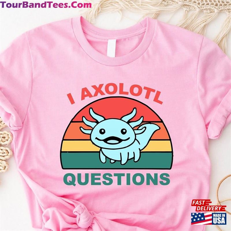 I Axolotl Questions T-Shirt Retro Salamander Lover Cute Gift Adult Unisex Hoodie 29Uf147507 – Utopia Fashion