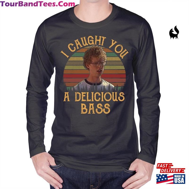 I Caught You A Delicious Bass Sunset Retro Vintage Shirt T-Shirt Classic 29Uf164438 – Utopia Fashion