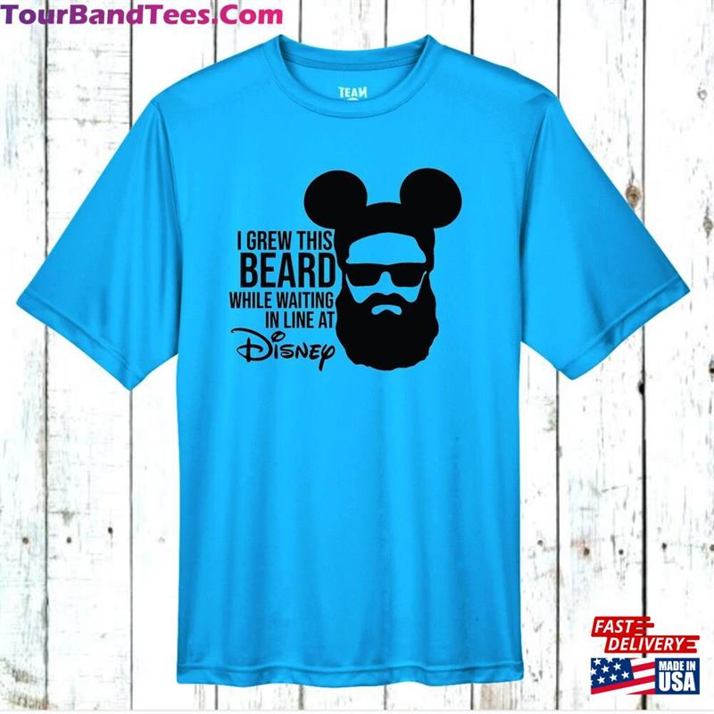 I Grew This Beard Waiting Dri Fit Shirt Disney Dad Tee Polyester Wicking Performance Classic Unisex 29Uf152194 – Utopia Fashion