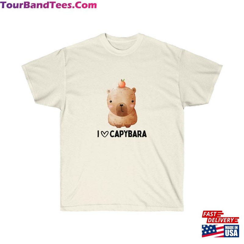 I Love Capybara Shirt Unisex T-Shirt 29Uf163573 – Utopia Fashion