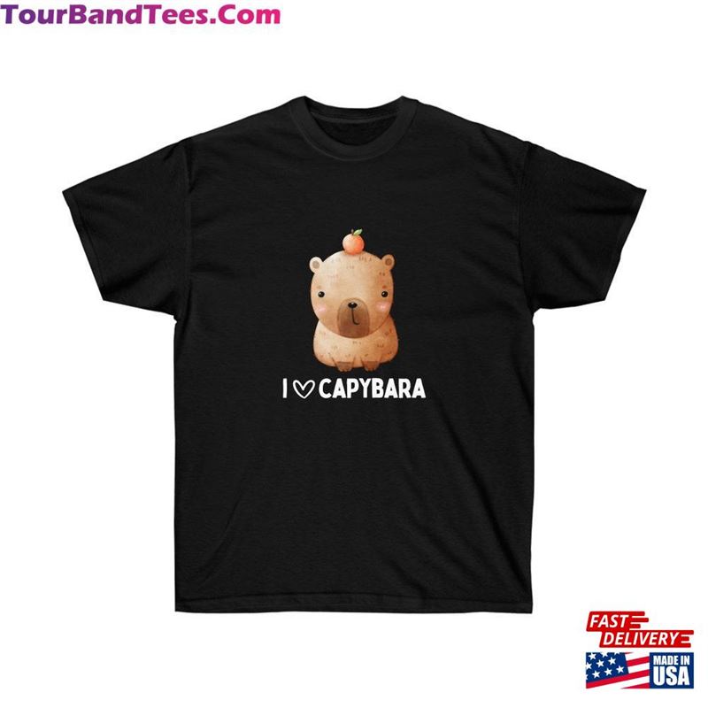 I Love Capybara Shirt Unisex T-Shirt 29Uf163573 – Utopia Fashion