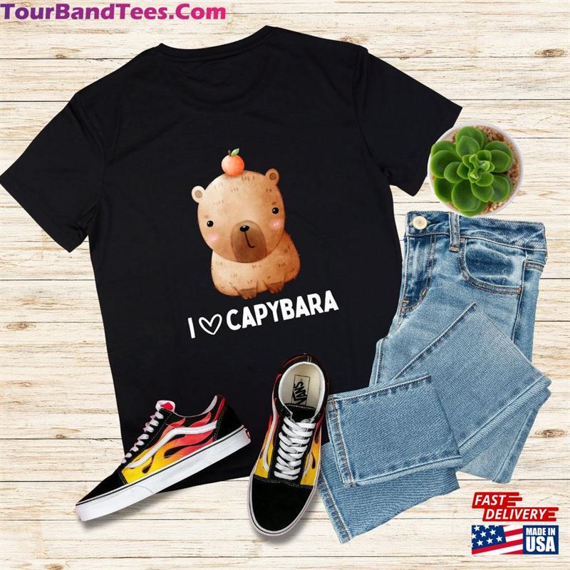 I Love Capybara Shirt Unisex T-Shirt 29Uf163573 – Utopia Fashion