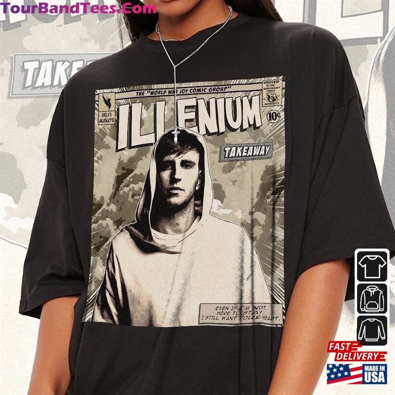 Illenium Comic Shirt 90S Vintage Merch Book Art World War Joyalbum Concert Ticket Graphic Tee Gift For Fan V2 Hoodie Sweatshirt 29Uf164095 – Utopia Fashion