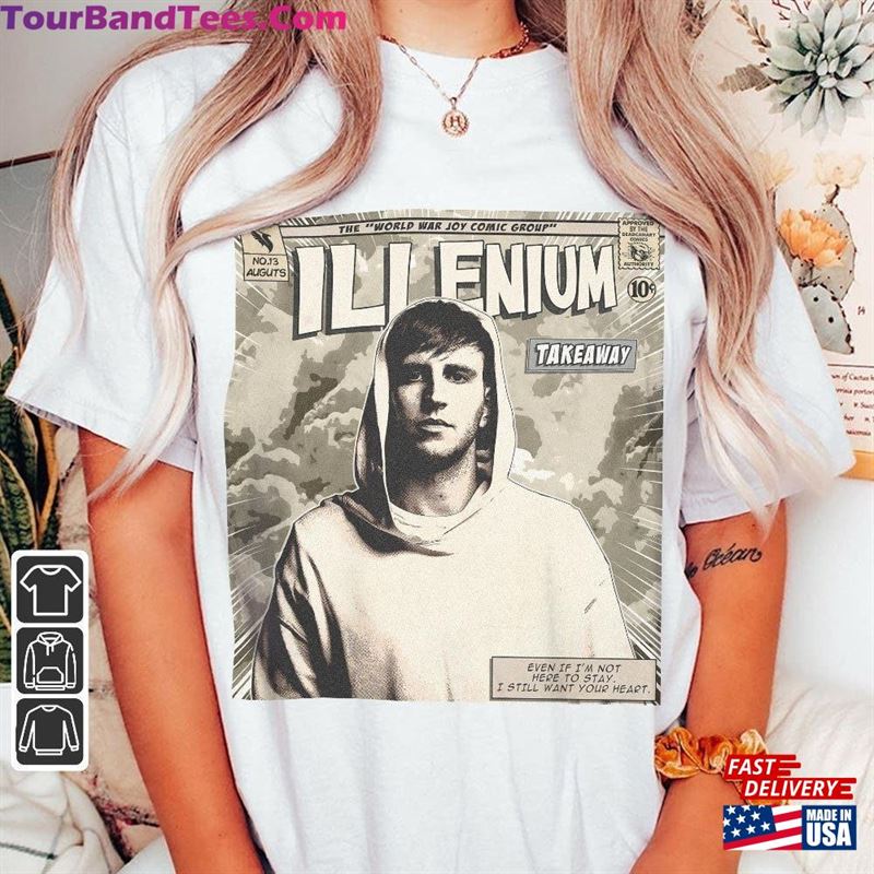 Illenium Comic Shirt 90S Vintage Merch Book Art World War Joyalbum Concert Ticket Graphic Tee Gift For Fan V2 Hoodie Sweatshirt 29Uf164095 – Utopia Fashion