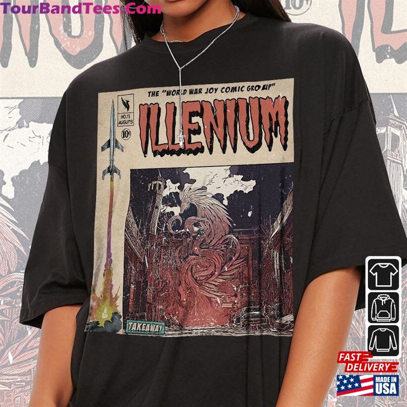 Illenium Comic Shirt 90S Vintage Merch Book Art World War Joyalbum Concert Ticket Graphic Tee Gift For Fan V4 Classic Sweatshirt 29Uf164031 – Utopia Fashion