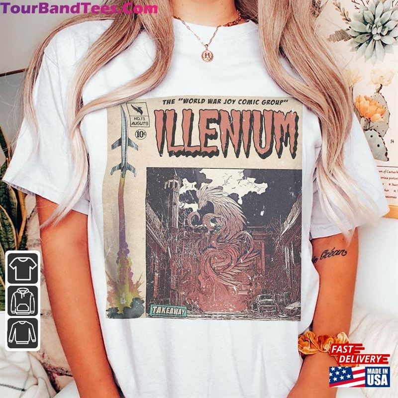 Illenium Comic Shirt 90S Vintage Merch Book Art World War Joyalbum Concert Ticket Graphic Tee Gift For Fan V4 Classic Sweatshirt 29Uf164031 – Utopia Fashion