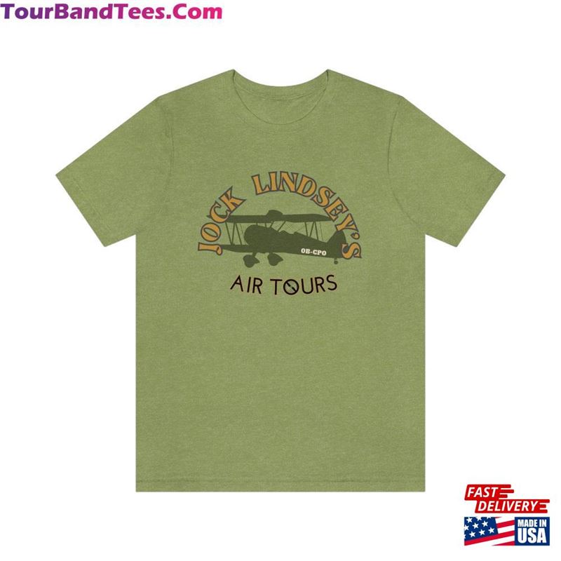 Indiana Jones Jock Lindsey’S Air Tours Unisex Jersey Short Sleeve Tee Funny Graphic Hoodie Classic 29Uf157077 – Utopia Fashion