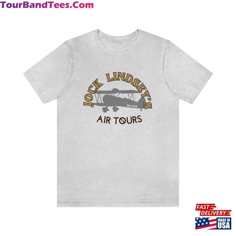 Indiana Jones Jock Lindsey’S Air Tours Unisex Jersey Short Sleeve Tee Funny Graphic Hoodie Classic 29Uf157077 – Utopia Fashion