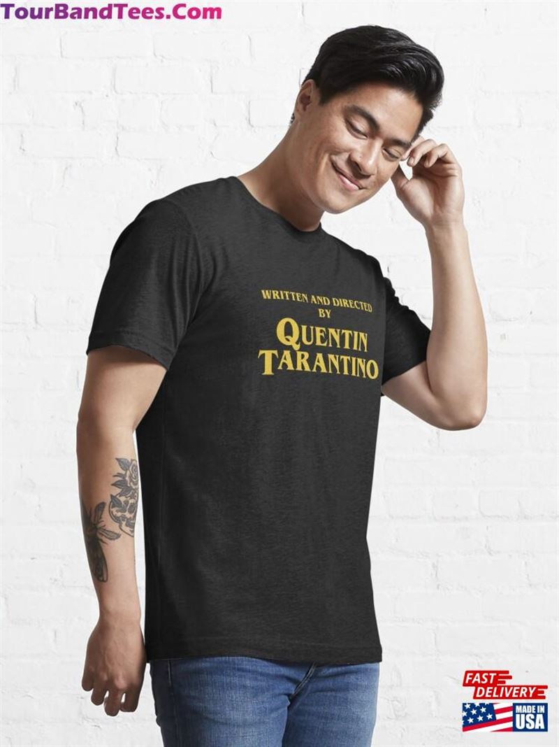 Inglourious Basterds Written And Directed By Quentin Tarantino Essential T-Shirt Sweatshirt Classic 29Uf163537 – Utopia Fashion