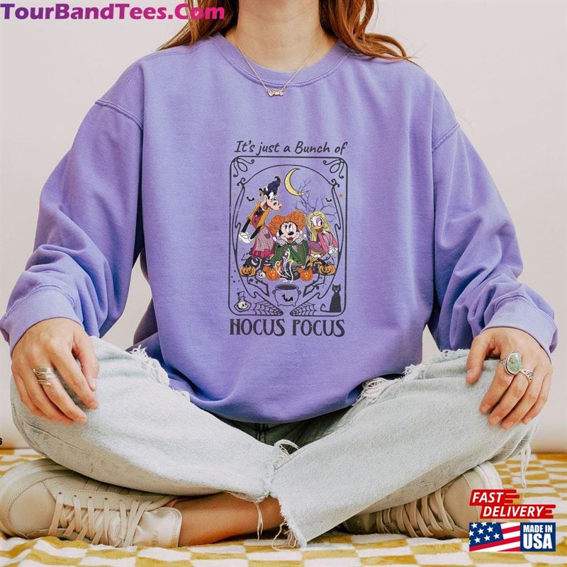 Its Just A Bunch Of Hocus Pocus Comfort Colors Sweatshirt Minnie Daisy Goofy Sweater Classic T-Shirt 29Uf163879 – Utopia Fashion