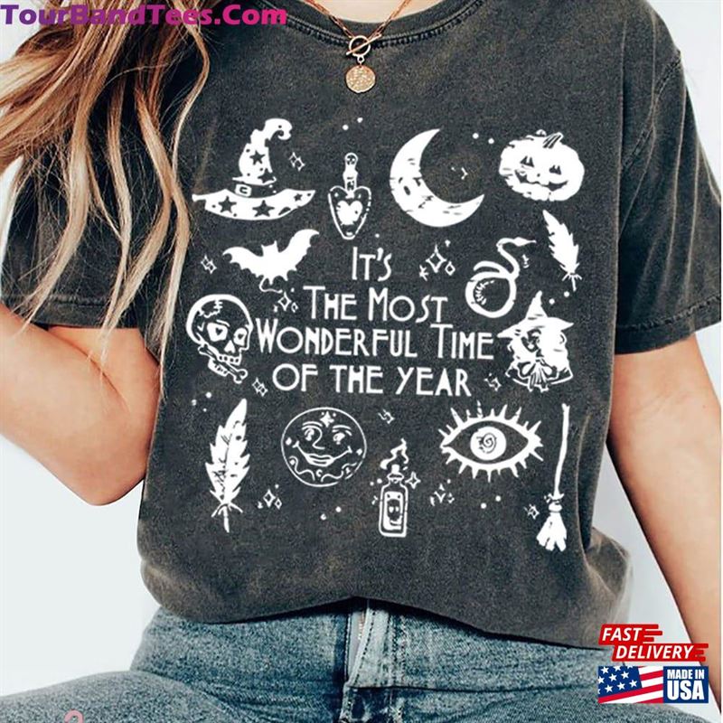 It’S The Most Wonderful Time Of Year Comfort Colors Shirt Spooky T-Shirt Classic 29Uf162968 – Utopia Fashion