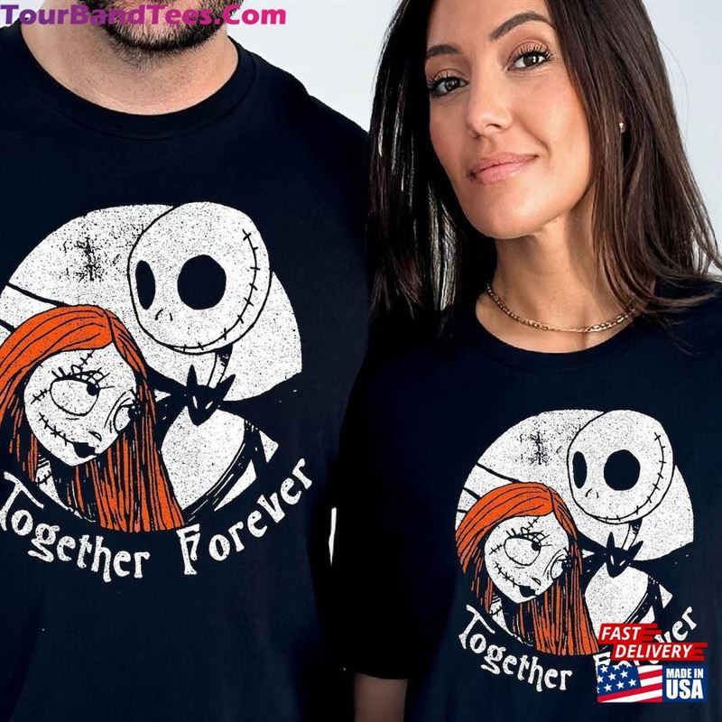 Jack And Sally Shirt Together Forever Skellington Classic Sweatshirt 29Uf152456 – Utopia Fashion