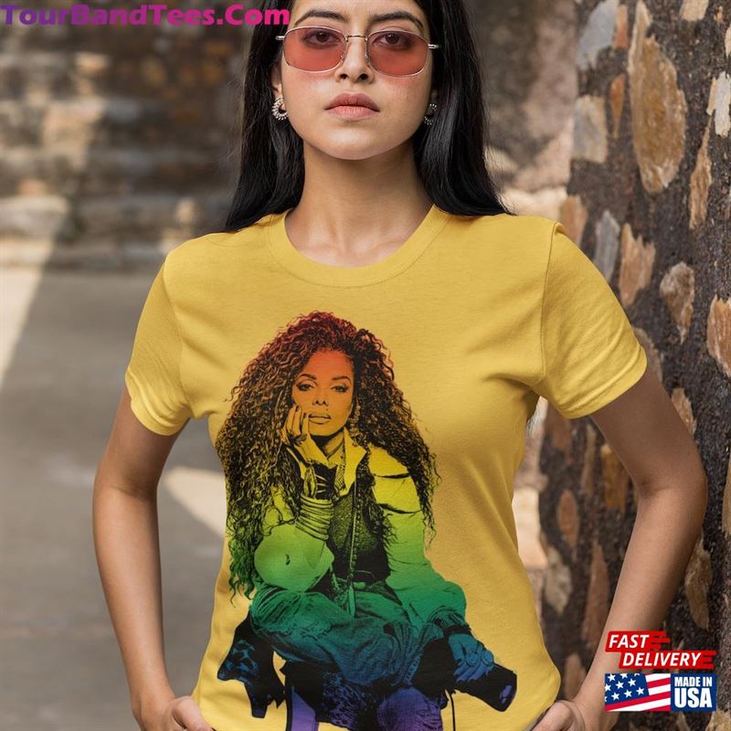 Janet Jackson Lgbtq Pride Unisex Jersey Short Sleeve Tee Hoodie Classic 29Uf163592 – Utopia Fashion