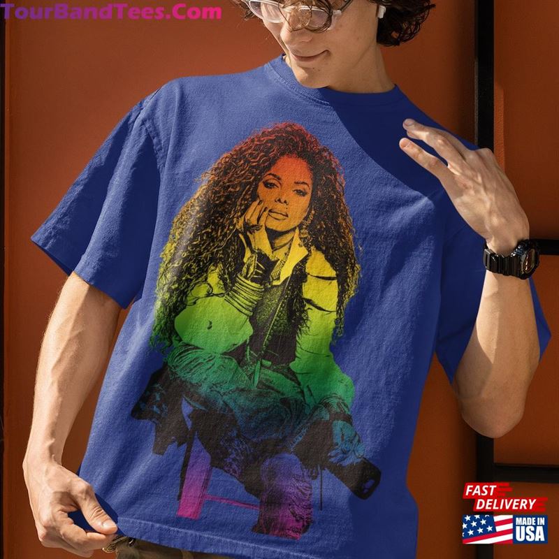 Janet Jackson Lgbtq Pride Unisex Jersey Short Sleeve Tee Hoodie Classic 29Uf163592 – Utopia Fashion