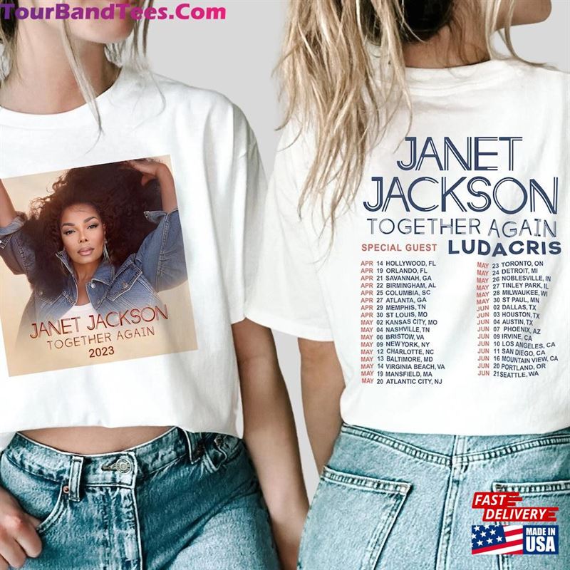 Janet Jackson Together Again Tour Shirt T-Shirt Music Hoodie Classic 29Uf163379 – Utopia Fashion