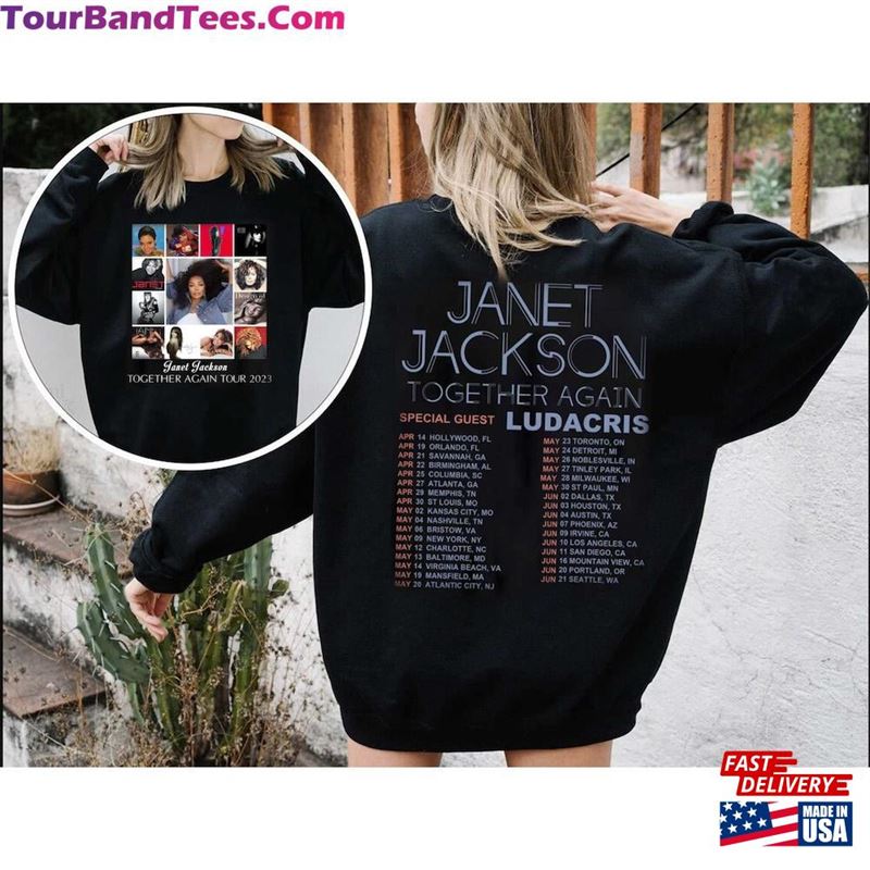 Janet Jackson Together Again Tour T-Shirt Shirt Merch Classic 29Uf164533 – Utopia Fashion