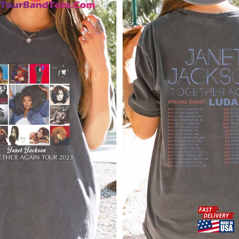 Janet Jackson Together Again Tour T-Shirt Shirt Vintage Unisex 29Uf163401 – Utopia Fashion