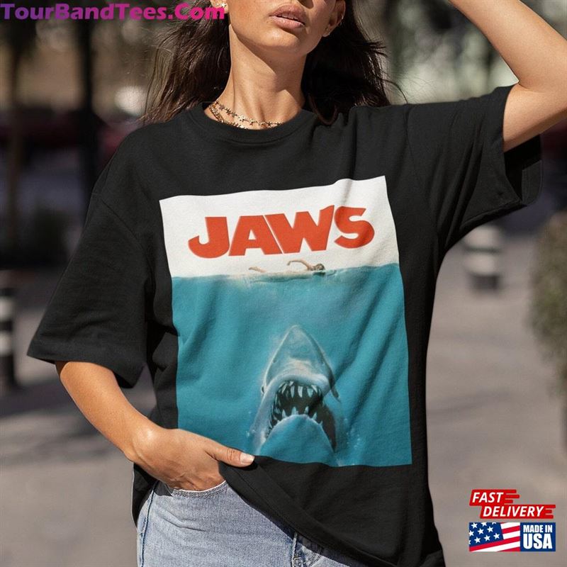 Jaws Movie T-Shirt Shirt Graphic Unisex Classic 29Uf147076 – Utopia Fashion