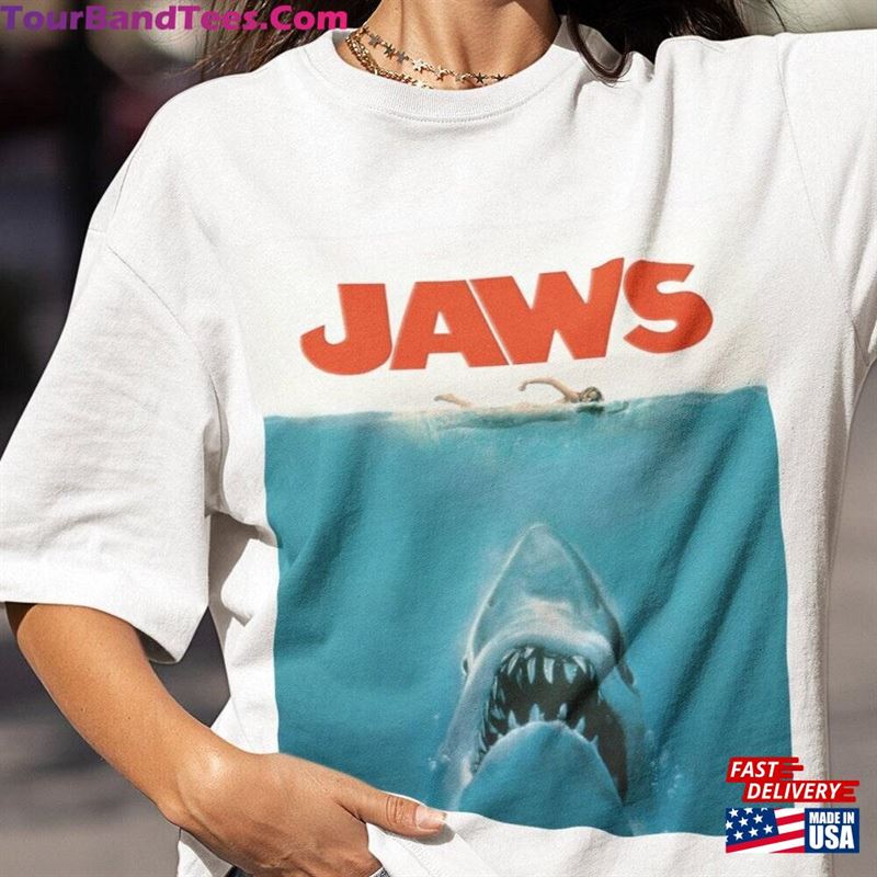 Jaws Movie T-Shirt Shirt Graphic Unisex Classic 29Uf147076 – Utopia Fashion